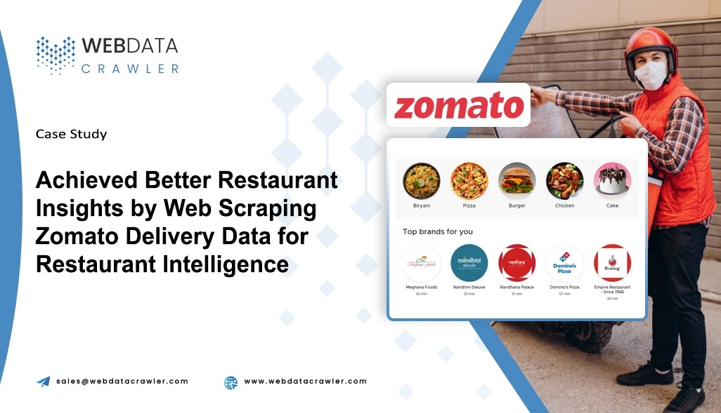 Achieved Better Restaurant Insights by Web Scraping Zomato Delivery Data for Restaurant Intelligence